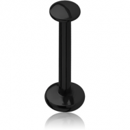 BLACK PVD COATED SURGICAL STEEL INTERNALLY THREADED MICRO LABRET