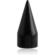 BLACK PVD COATED SURGICAL STEEL MICRO SPIKE PIERCING