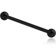 BLACK PVD COATED TITANIUM MICRO BARBELL PIERCING