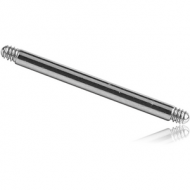 SURGICAL STEEL BARBELL PIN PIERCING