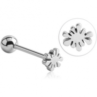 SURGICAL STEEL BARBELL - SPLAT PIERCING