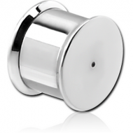 STAINLESS STEEL BOX PLUG WITH 1 HOLE FOR THREADED 0.9 PIERCING
