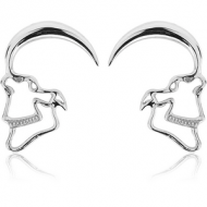 SURGICAL STEEL CLAW - SKULL OUTLINE