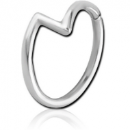 SURGICAL STEEL SEAMLESS RING PIERCING