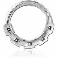 SURGICAL STEEL SEAMLESS RING PIERCING