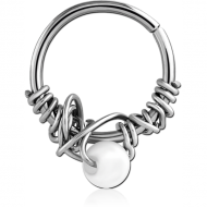 SURGICAL STEEL SEAMLESS RING PIERCING