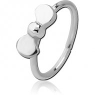 SURGICAL STEEL SEAMLESS RING - FAN BLADES