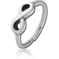 SURGICAL STEEL SEAMLESS RING - INFINITY PIERCING