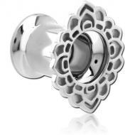STAINLESS STEEL DOUBLE FLARED INTERNALLY THREADED TUNNEL PIERCING