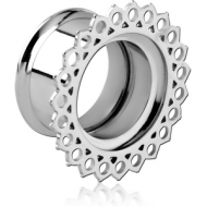 STAINLESS STEEL DOUBLE FLARED INTERNALLY THREADED TUNNEL