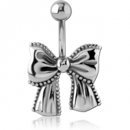 SURGICAL STEEL NAVEL BANANA - BOW PIERCING