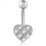 SURGICAL STEEL NAVEL BANANA PIERCING