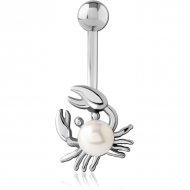 SURGICAL STEEL NAVEL BANANA PIERCING
