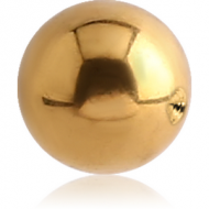 GOLD PVD COATED SURGICAL STEEL BALL FOR BALL CLOSURE RING