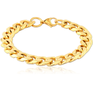 GOLD PVD COATED SURGICAL STEEL BRACELET