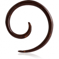 ORGANIC EAR SPIRAL COCONUT SHELL PIERCING