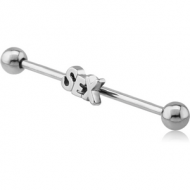 SURGICAL STEEL SEX INDUSTRIAL BARBELL PIERCING