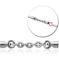 SURGICAL STEEL CHARM FOR INDUSTRIAL BARBELL - CHAIN PIERCING