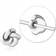 SURGICAL STEEL ADJUSTABLE SLIDING CHARM FOR INDUSTRIAL BARBELL PIERCING