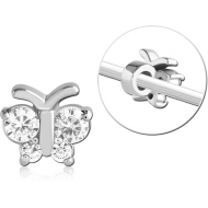 SURGICAL STEEL ADJUSTABLE SLIDING CHARM FOR INDUSTRIAL BARBELL PIERCING