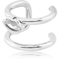 SURGICAL STEEL ILLUSION EAR CUFF