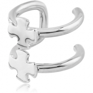 SURGICAL STEEL ILLUSION EAR CUFF