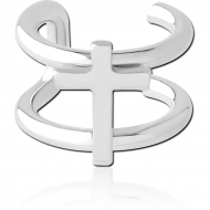 SURGICAL STEEL ILLUSION EAR CUFF