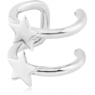 SURGICAL STEEL ILLUSION EAR CUFF