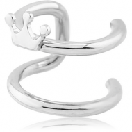 SURGICAL STEEL ILLUSION EAR CUFF