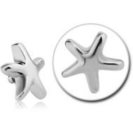 SURGICAL STEEL ATTACHMENT FOR 1.6MM INTERNALLY THREADED PINS - STARFISH PIERCING