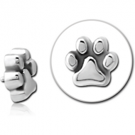 SURGICAL STEEL ATTACHMENT FOR 1.6MM INTERNALLY THREADED PINS PIERCING