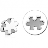 SURGICAL STEEL ATTACHMENT FOR 1.6MM INTERNALLY THREADED PINS PIERCING