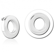 SURGICAL STEEL ATTACHMENT FOR 1.6MM INTERNALLY THREADED PINS - O PIERCING