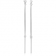 SURGICAL STEEL JEWELLED MICRO ATTACHMENT FOR 1.2MM INTERNALLY THREADED PINS PIERCING