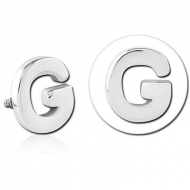 SURGICAL STEEL MICRO ATTACHMENT FOR 1.2MM INTERNALLY THREADED PINS - G PIERCING
