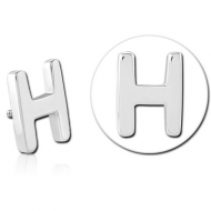 SURGICAL STEEL MICRO ATTACHMENT FOR 1.2MM INTERNALLY THREADED PINS - H PIERCING