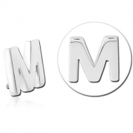 SURGICAL STEEL MICRO ATTACHMENT FOR 1.2MM INTERNALLY THREADED PINS - M PIERCING