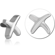 SURGICAL STEEL MICRO ATTACHMENT FOR 1.2MM INTERNALLY THREADED PINS PIERCING