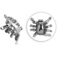 SURGICAL STEEL MICRO ATTACHMENT FOR 1.2MM INTERNALLY THREADED PINS - SPIDER PIERCING