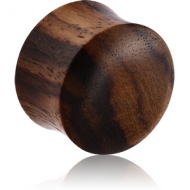 ORGANIC WOODEN PLUG BLACK WOOD-SONO DOUBLE FLARED PIERCING