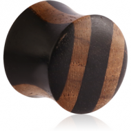 ORGANIC IRON PLUG DOUBLE FLARED - TEAK PIERCING