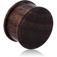 ORGANIC WOODEN PLUG BLACK WOOD-SONO RIDGED PIERCING