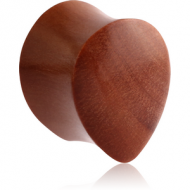 ORGANIC WOODEN PLUG WOOD-SAWO TEAR DROP DOUBLE FLARED PIERCING