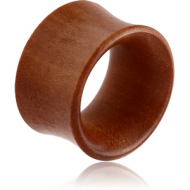 ORGANIC WOODEN TUNNEL WOOD-SAWO DOUBLE FLARED THIN PIERCING