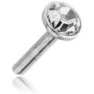 STERLING SILVER 925 JEWELLED ATTACHMENT FOR BIOFLEX NOSE STUDS PIERCING