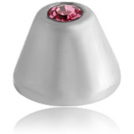 SURGICAL STEEL JEWELLED MICRO CONE PIERCING