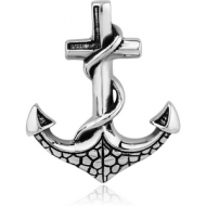 SURGICAL STEEL KOOL KATANA PENDANT - ANCHOR