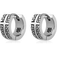 SURGICAL STEEL KOOL KATANA HUGGIES PAIR - CROSS