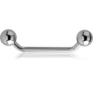 TITANIUM LONG 45DEG OPEN STAPLE BARBELL PIERCING