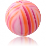 MULTI-STRIPE UV ACRYLIC BEACH MICRO BALL PIERCING